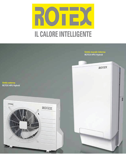 Pompe di calore aria acqua daikin rotex alta temperatura Pompa di calore esterna